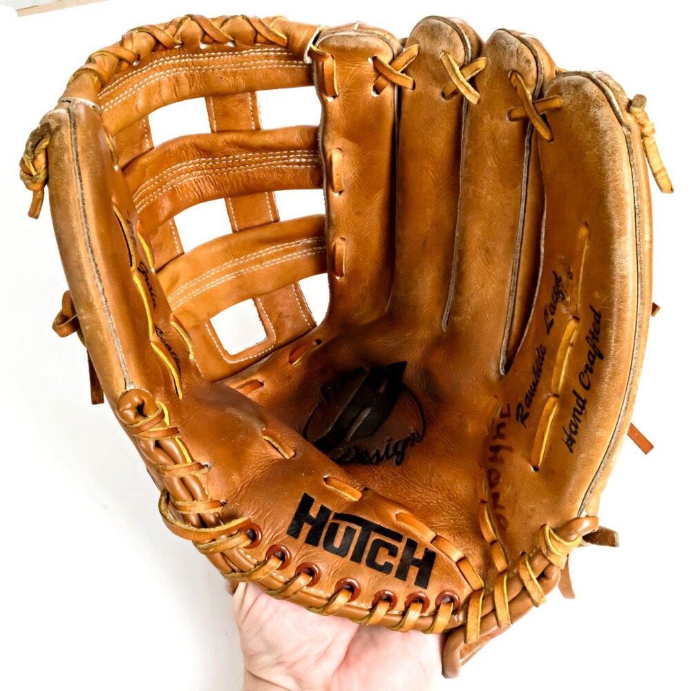 Hutch Super H Design Baseball Glove Tanned Leather RH Throw